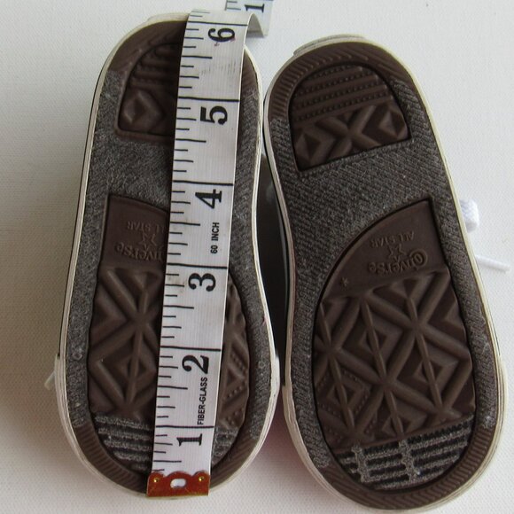 Converse Kids Chuck Taylor All Star OX Low Top Black/White Sneakers Size 6 - Picture 8 of 9